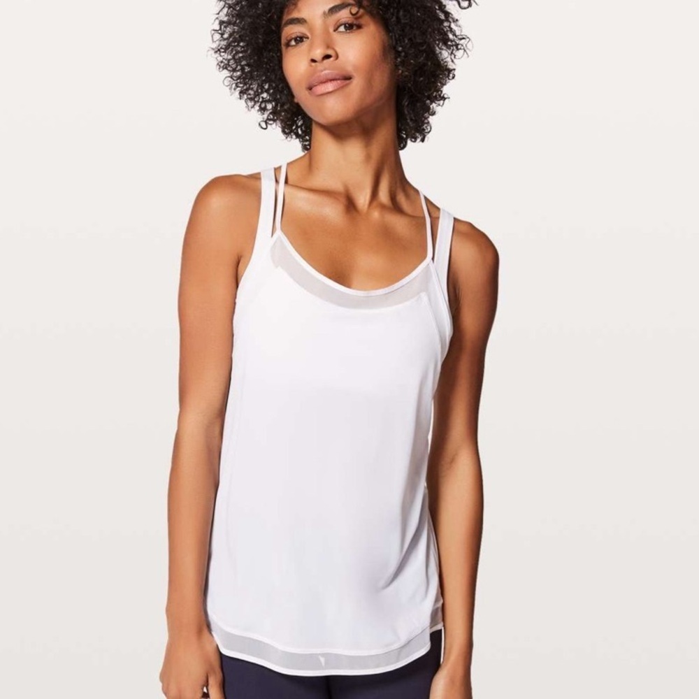 Lululemon Mix & Mesh Tank
White